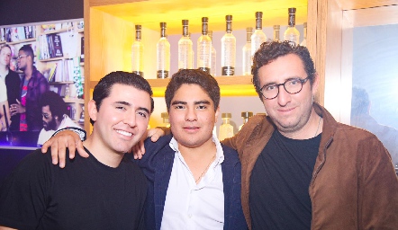  Javier Hernández, Christian Longoria y Paco Ortiz.