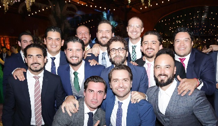 José Ramón con sus mejores amigos.