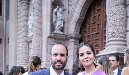  Manuel Boelsterly y Pamela Castro.