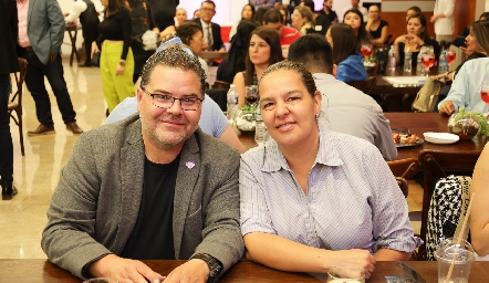  Pablo Saavedra y Mariana Dueñas.