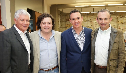  Heriberto González, Jorge Leautaud, Salvador Alvarado y Alejandro Pérez.