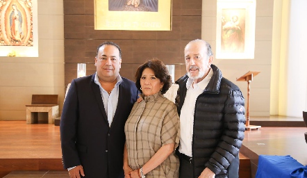  Evaristo Lafuente, Mercedes Torres y Evaristo Lafuente.