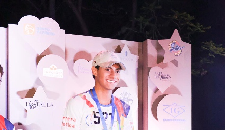  Gustavo Tamez Escobedo, 1er lugar carrera 3 km.