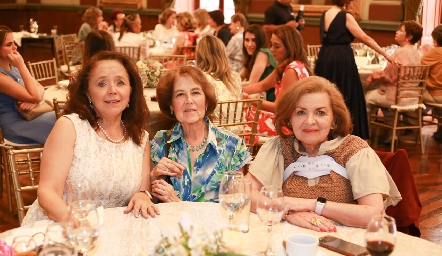 Gabriela Meade, Graciela de Morelos Zaragoza y Graciela Flores de Villasuso.