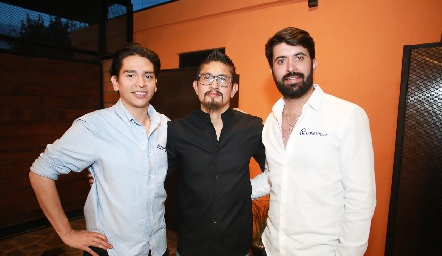  Eduardo Sánchez, Jesús Robles y Jesús Eduardo Ruiz.