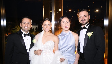  Arturo González, Rebeca Acosta, Cristi Monsiváis y Arturo Acosta.