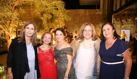  Érica Garay, Lula Osejo, Lucía Rangel, Gabriela Urtaza y Marcela Rangel.