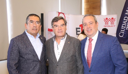  Gerardo Bocard, Luis Gerardo Ortuño y Daniel Carreras.