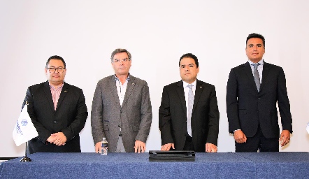  Jorge Rodríguez, Luis Gerardo Ortuño, Mario Rojas y Baron Urbiola.