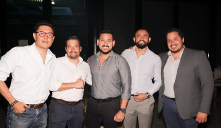  Abraham Navarro, Gabriel Castillo, David Pírela, Julio Fuchok y Jesús Romero.