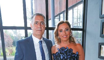  José Manuel Lázaro y Beatriz Lavín.
