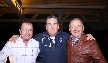  Jesús Ortiz, Jacobo Payán y Octavio Aguillón.