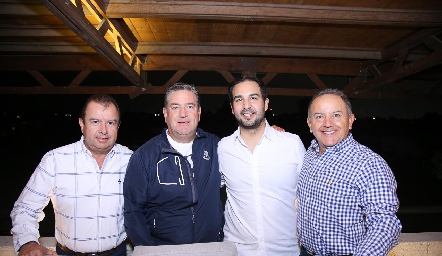  Jesús Ortiz, Jacobo Payán, Rubén Leal y Octavio Aguillón.