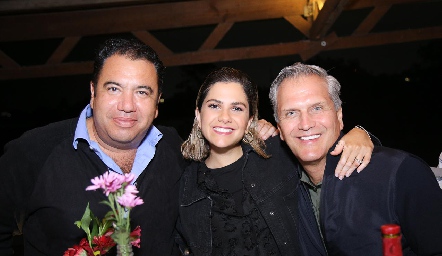  Roberto Silva, Vale Siller y Humberto Siller.