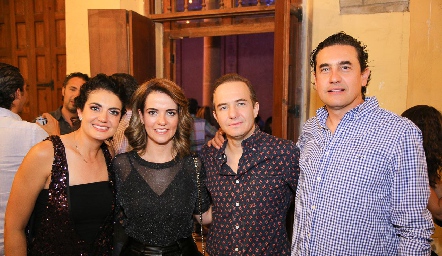  Ana Sofía Velázquez, Anna Lorca, Carlos Velázquez y Alejandro Oropeza.