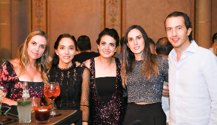  Rocío Muriel, Mónica Villanueva, Ana Sofía Velázquez, Mónica Rodríguez y Mauricio Abella.