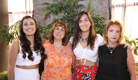  Mariana López, Mónica González, Magda Foyo y Magda Olivia Argüelles.