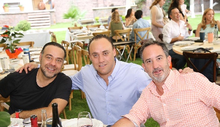  Alejandro Torres, Francisco Torres y Miguel Ocejo.