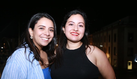  Angie Galván y Emma Sofía.