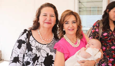  Roxana González, Verónica Maza y Eugenia Aranda.