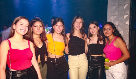  Sofía Rodríguez,  Isa Manzo, Sofía Palomino, Camila  Zamudio.