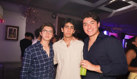  Javier Córdova, Rodrigo Medlich, Mauricio Garza.