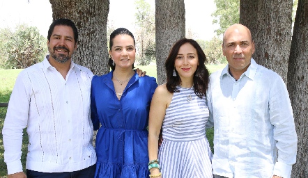  Miguel Martínez, Mariana Meade, Sandra Aldrete y Marcelo Basurto.
