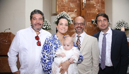  Erick, Mariana, Guillermo y Jorge Meade con Jorge.