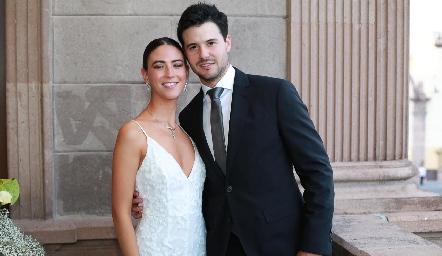  Elena Pelayo Cabrera y Claudio Meade Andrés ya son esposos.