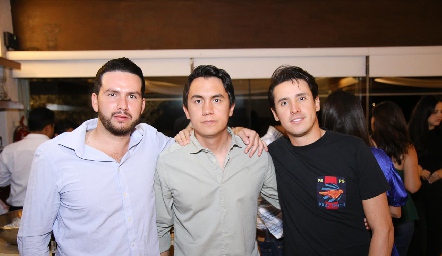  Fernando Navarro, Jorge Gómez y José Manuel Díaz Infante.