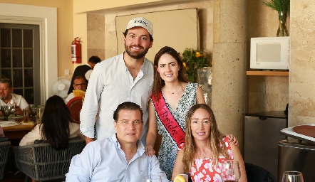  Carlos González, Pau Aldrett, Javier Vallejo y Maru Muñiz.