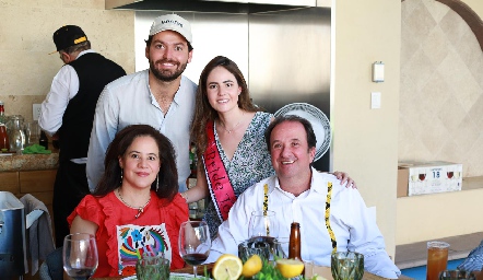  Carlos González, Pau Aldrett, Marcela del Peral y Héctor Hinojosa.