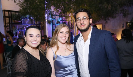  Amaranta Ramos, Melisa Boquee y Luis Zermeño.