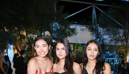  Sofía Zurita, Regina Flores y Renata Anaya.