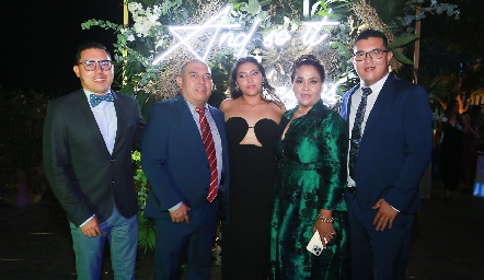  Alberto, Alberto, Nayvi, Adriana y Diego.