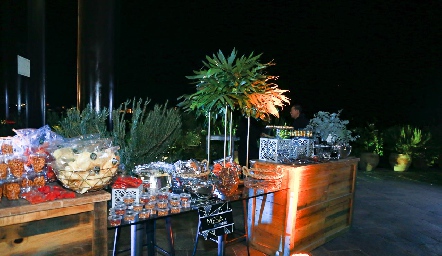  Mesa de dulces.