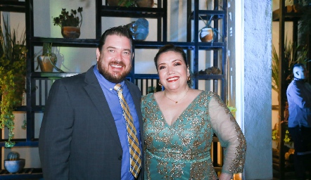  Christopher Aimes y Sandra Delgado.