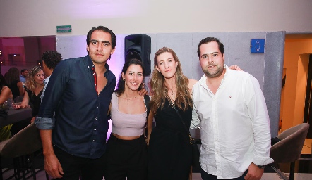  Mauricio Sánchez, Daniela Mauricio, Clarisa Abella y Andrés Mina.