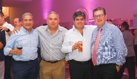  José Barroso, Jorge Villarreal, Francisco Leos y Jacobo Payán.