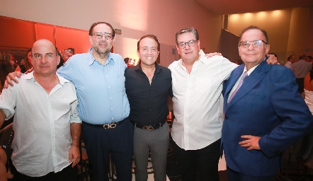  Carlos Heinze, Moisés Payán, Javier Algara, Jacobo Payán y Poncho Martínez.