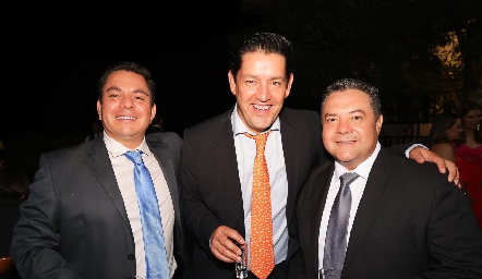  Daniel, Guillermo Ramírez y Miguel Lomas.