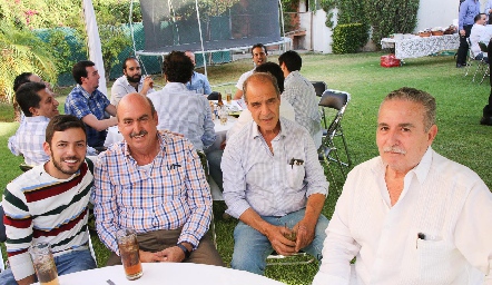  Mauricio Güemes, Juan Manuel Reynoso, Jorge Güemes y Gustavo Medina.