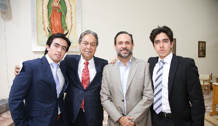  Gustavo Puente, Carlos Torres, Carlos Torres y Daniel Puente.