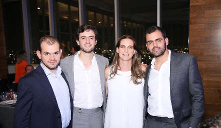  Elías Abud, Rodrigo Abud, Hanni Abud y Juan Pablo Abud.