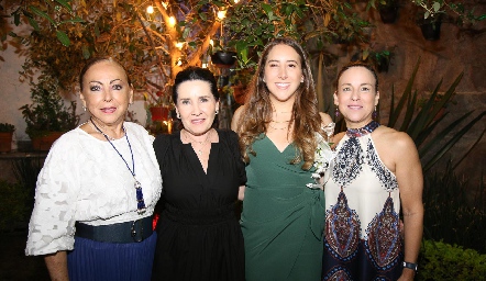  Rebeca Konishi, Lula López, Diana Olvera y Diana Guel.