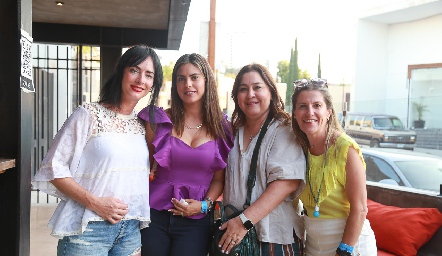  Gaby Herrán, Bárbara Berrones, Deyanira Cázares y Sofía Rueda.