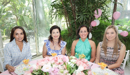  Marianela Villanueva, Rosy Vázquez, Susana Salgado y Liliana Munguía.