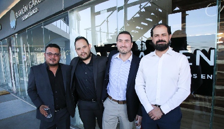  Felipe Guerrero, Carlos González, Rodrigo de Alba y Jorge Hernández.