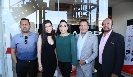  Luis Alejandro, Marcela Palacios, Rocío del Moral y Mario Rodríguez y Rodrigo Maciel.