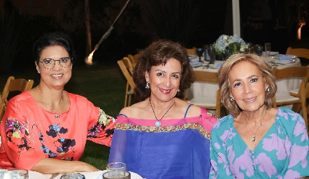  Lucy Araiza, Cristina Narváez y Alicia Castillo.
